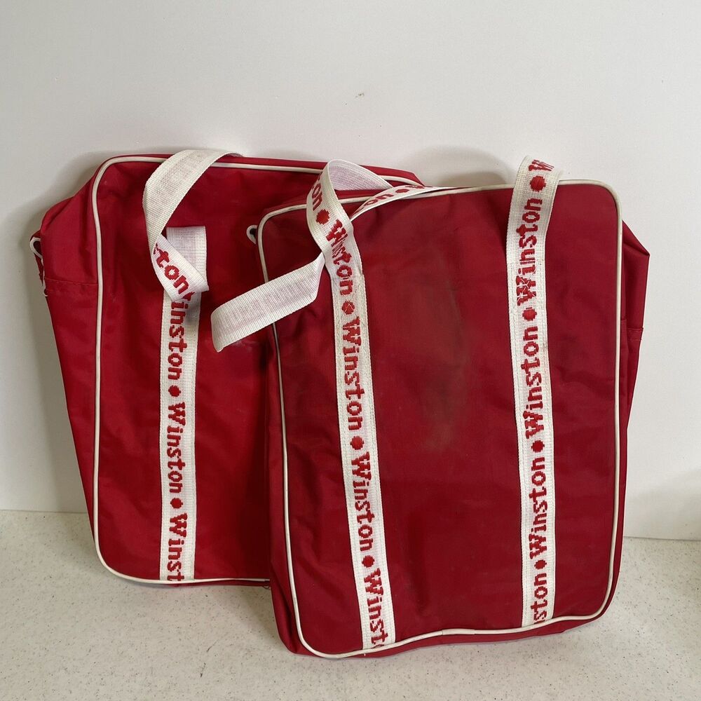 Vintage Winston Tote Bag Cigarette Merchandise Smoking Travel Collectible 90s
